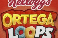2022: Logos for Froot Loops and Ortega green chiles are blended.